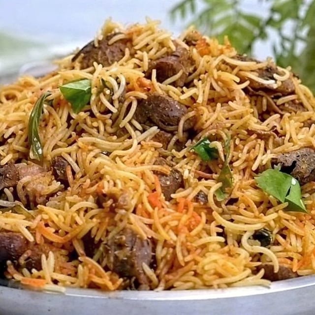 Beef Biryani.