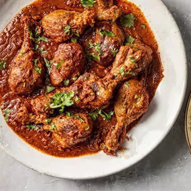 Chicken, Beef, Lamb or Goat Vindaloo.