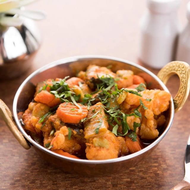 Vegetable Jalfrezi.